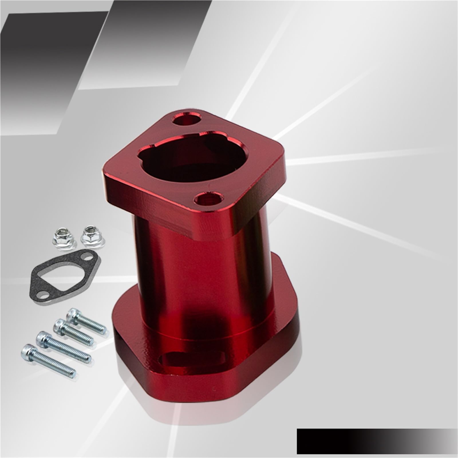 Motorradvergaser Für PZ26 26mm Motorrad Vergaser Luftfilter CNC Verteiler Kit Für 125cc 138cc 140cc 150cc CB125 XL125S ATV Pit Dirt Bike Vergaser(Manifold) von Kdbcet