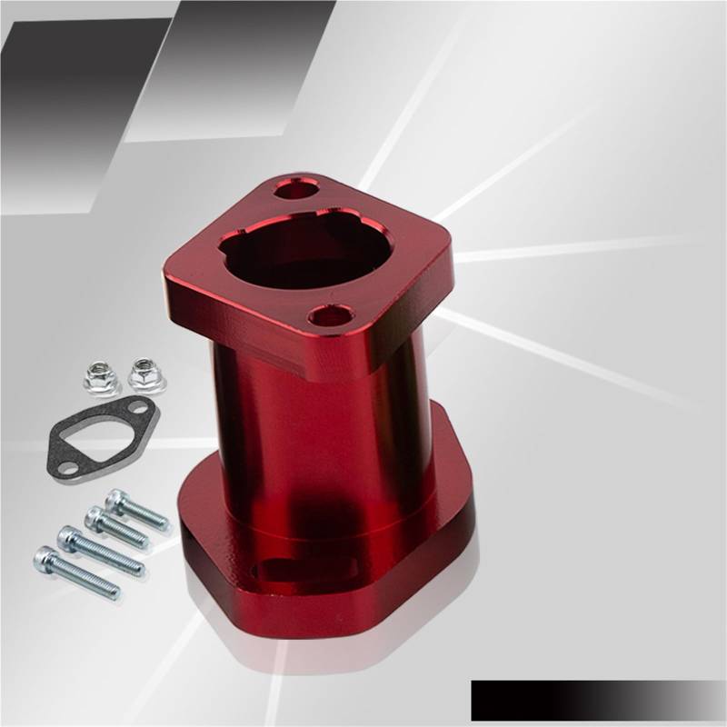 Motorradvergaser Für PZ26 26mm Motorrad Vergaser Luftfilter CNC Verteiler Kit Für 125cc 138cc 140cc 150cc CB125 XL125S ATV Pit Dirt Bike Vergaser(Manifold) von Kdbcet