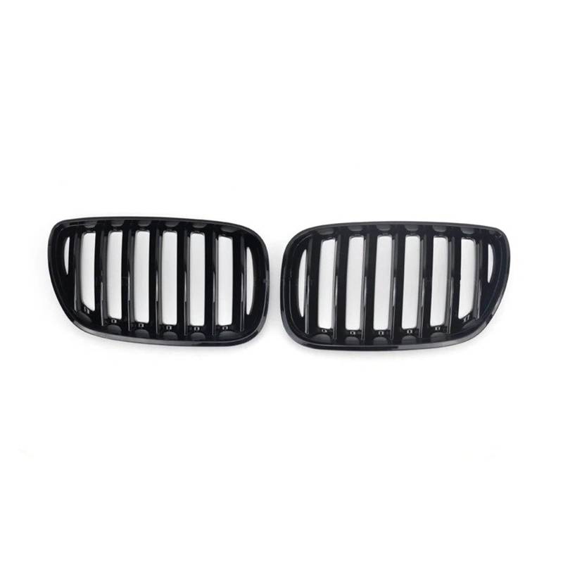 Nieren Kühlergrill 1 Paar Glänzend Schwarz Auto Vorderen Stoßfänger Niere Grill Gitter Für X5 Für E53 Für LCI 2004 2005 2006 Auto Zubehör Kühlergrill Doppelsteg von Kdbcet