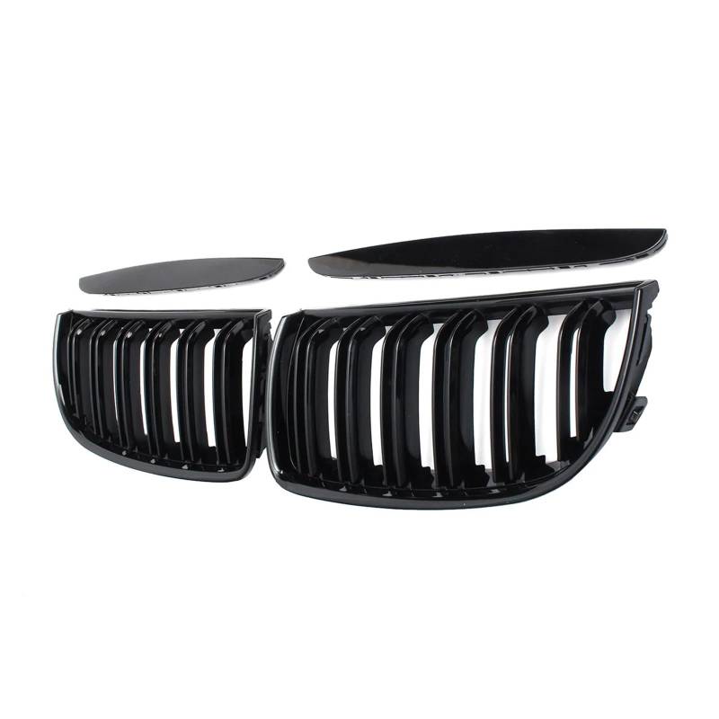 Nieren Kühlergrill Auto Front Niere Ersatz Gitter Für 3 Serie Für E90 Für E91 Für 320i Für 323i Für 328i Für 335i 2005 2006 2007 2008 Racing Grill Haube Augenlider Kühlergrill Doppelsteg von Kdbcet