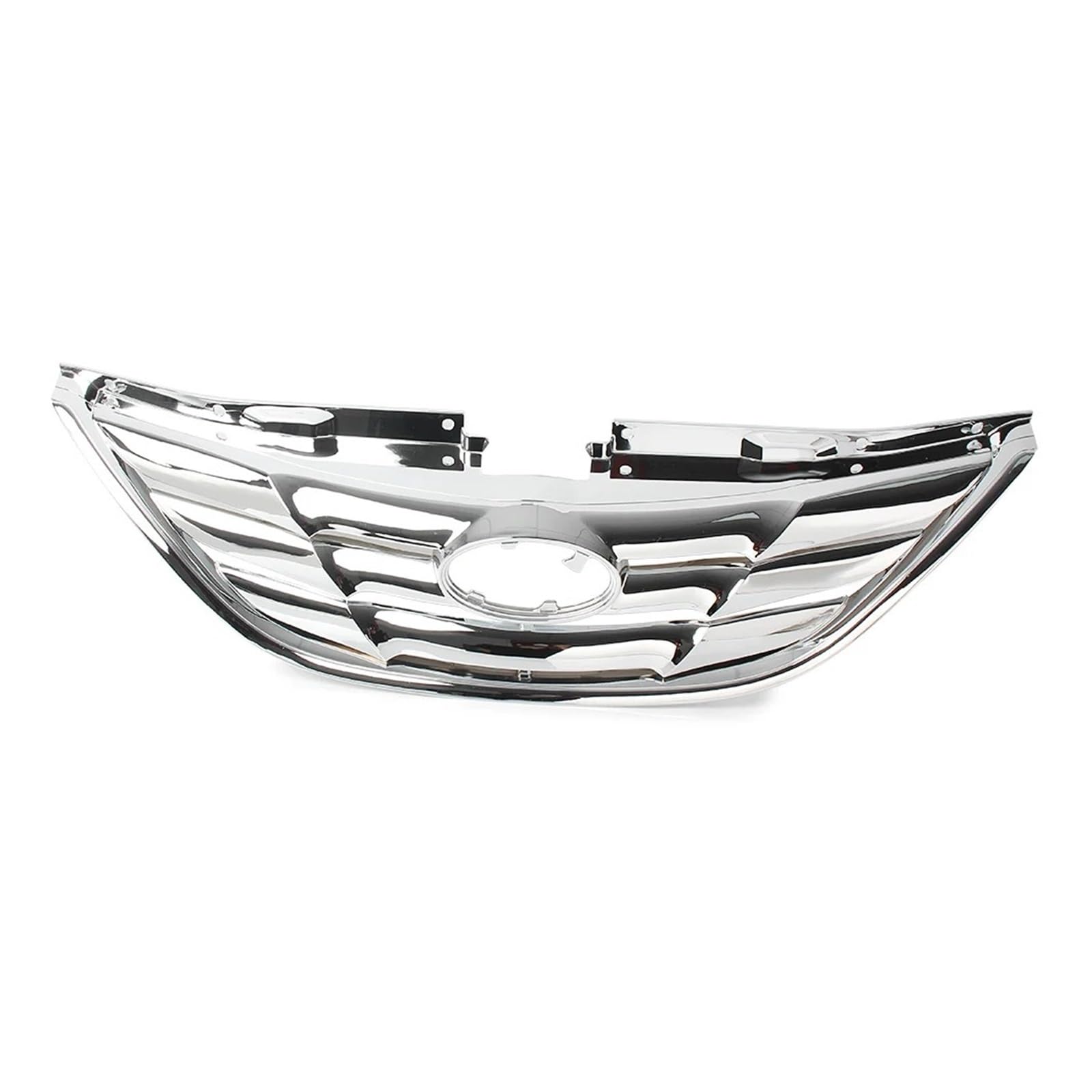 Nieren Kühlergrill Auto-Frontgrill Horizontaler Oberer Grill Für Hyundai Für Sonata 2011 2012 2013 Chrom-ABS-Kunststoff Kühlergrill Doppelsteg von Kdbcet