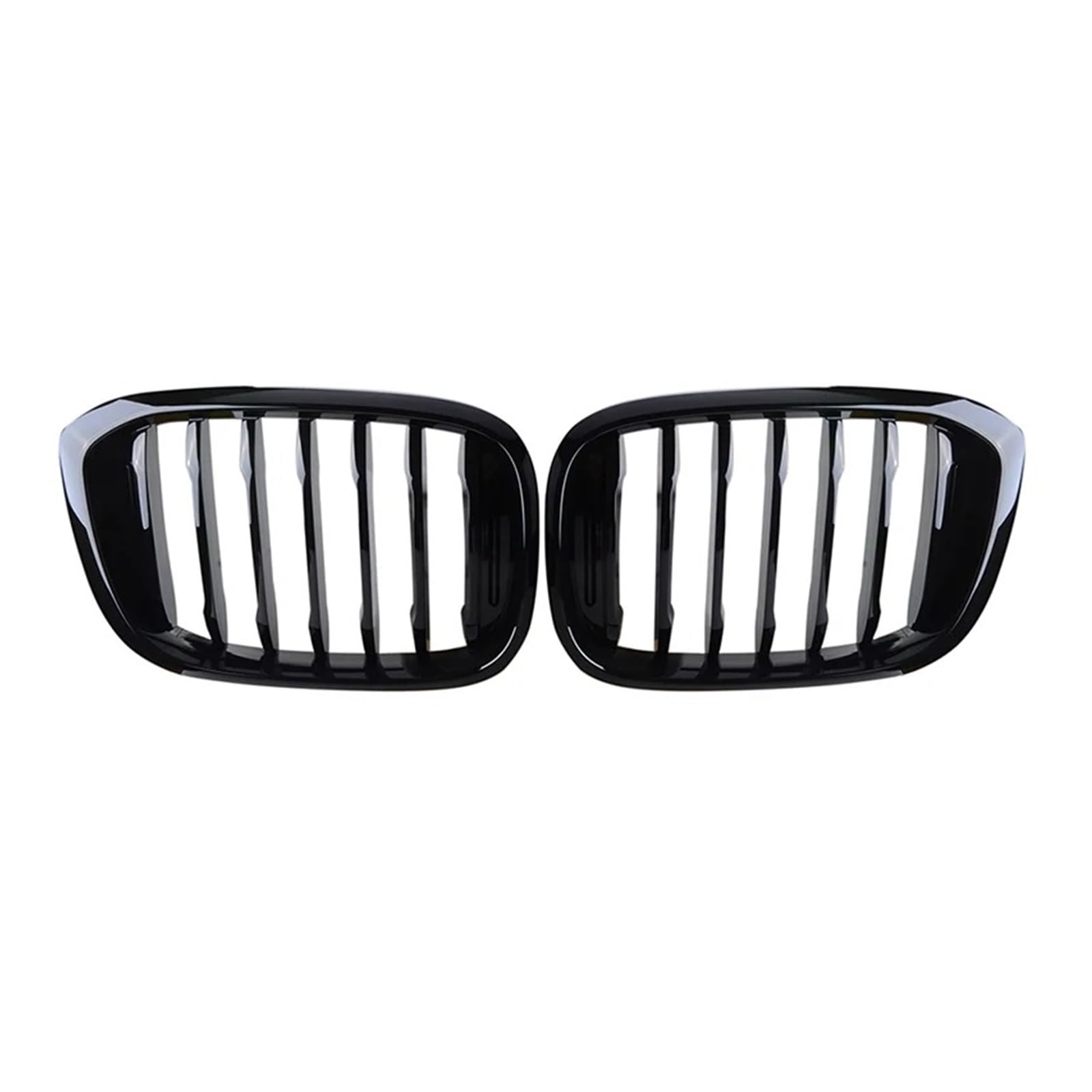 Nieren Kühlergrill Auto Frontschürze Kühlergrill Schwarz Tuning Fit Für X3 Für G01 Für X4 Für G02 2018 2019 2020 2021 Kühlergrill Doppelsteg(Type A) von Kdbcet