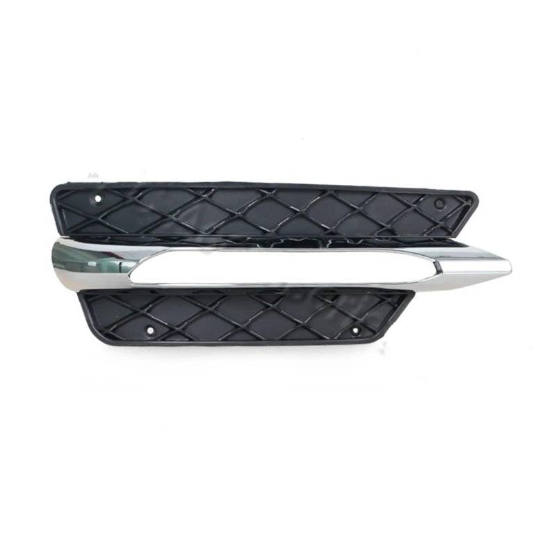 Nieren Kühlergrill Auto Frontstoßstangengitter Schwarz Chrom Nebelscheinwerferabdeckung Für Für Benz Für W204 Für C250 Für C350 Für C-Klasse 2012 2013 2014 Kühlergrill Doppelsteg(Only 1 Right) von Kdbcet