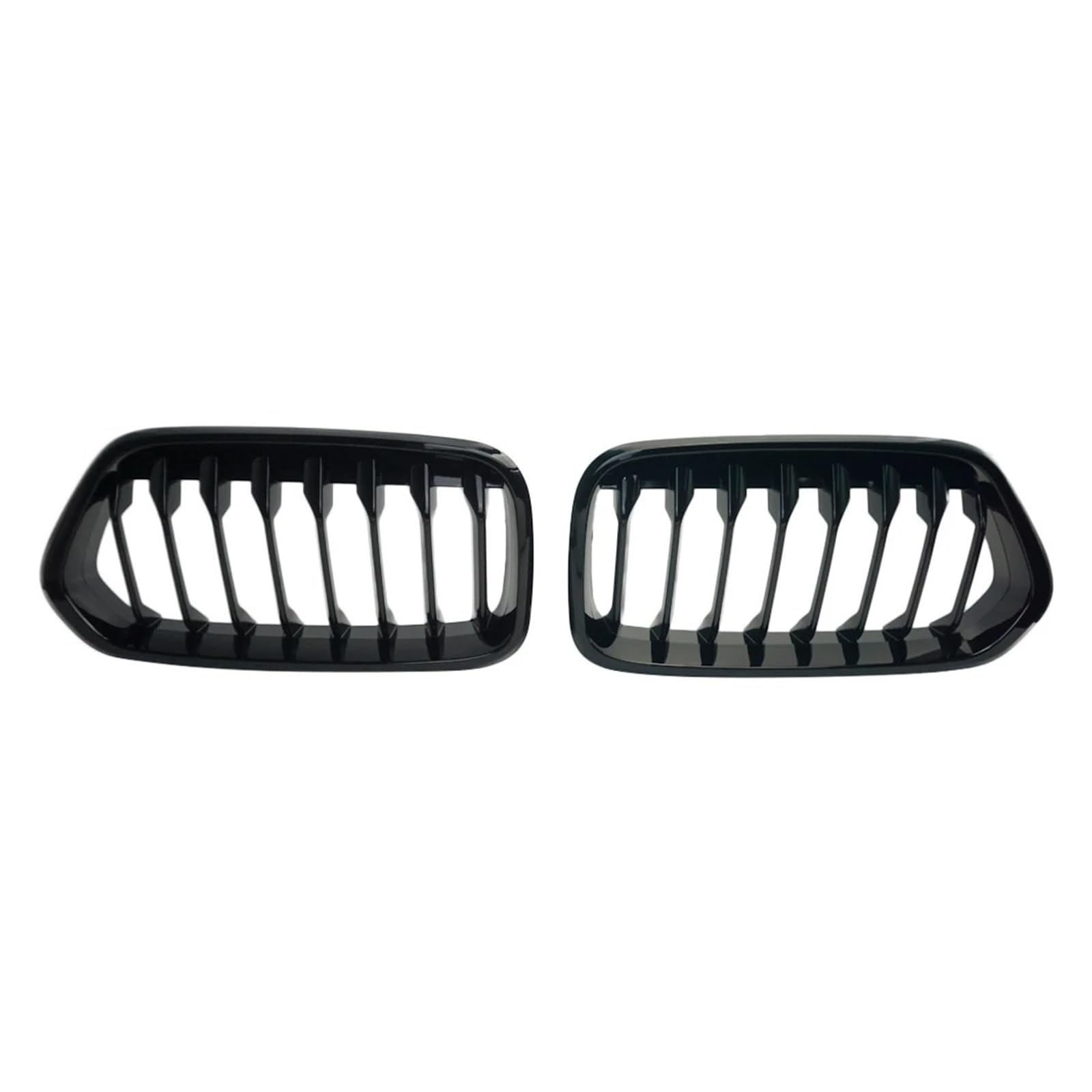 Nieren Kühlergrill Auto-Frontstoßstangengrill Ersatz-Racing-Grill Glänzend Schwarz Einzellinien-Lamellengitter Für X2 Für F39 2018 2019 2020 2021 Kühlergrill Doppelsteg von Kdbcet