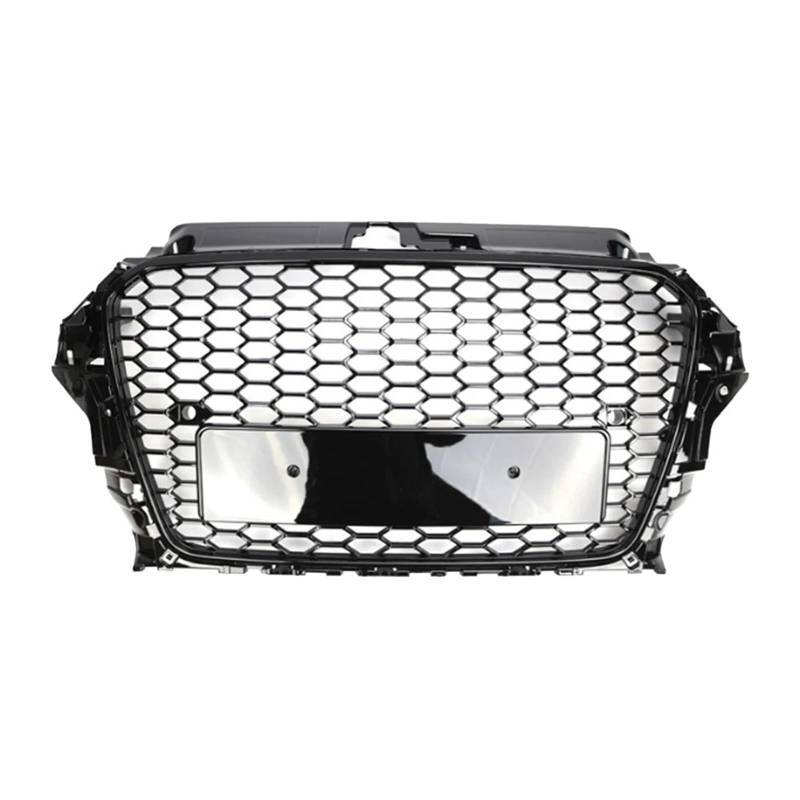 Nieren Kühlergrill Auto-Frontstoßstangengrill Waben-Kühlerschutz Racing-Grills Lüftungsgitter-Abdeckung Kompatibel Mit Für A3 Für S3 2013 2014 2015 8V3853651 Kühlergrill Doppelsteg von Kdbcet