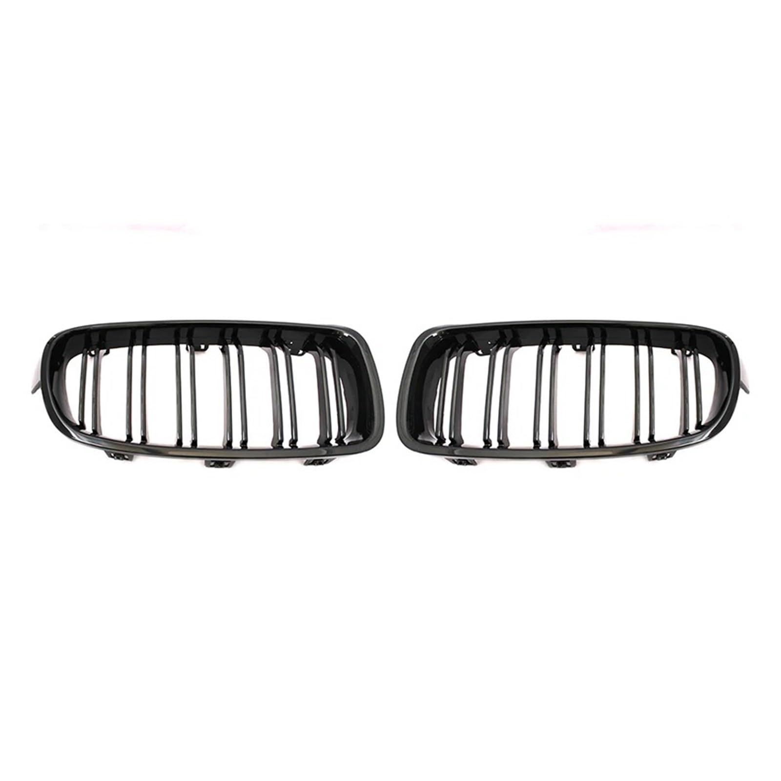 Nieren Kühlergrill Auto Styling Front Niere Grille Dual Lamellen Grille Für F30 Für F31 Für F35 2012 2013 2014 2015-2018 Für 320i Für 325i Für 328i Auto Zubehör Kühlergrill Doppelsteg(Double Line Blac von Kdbcet