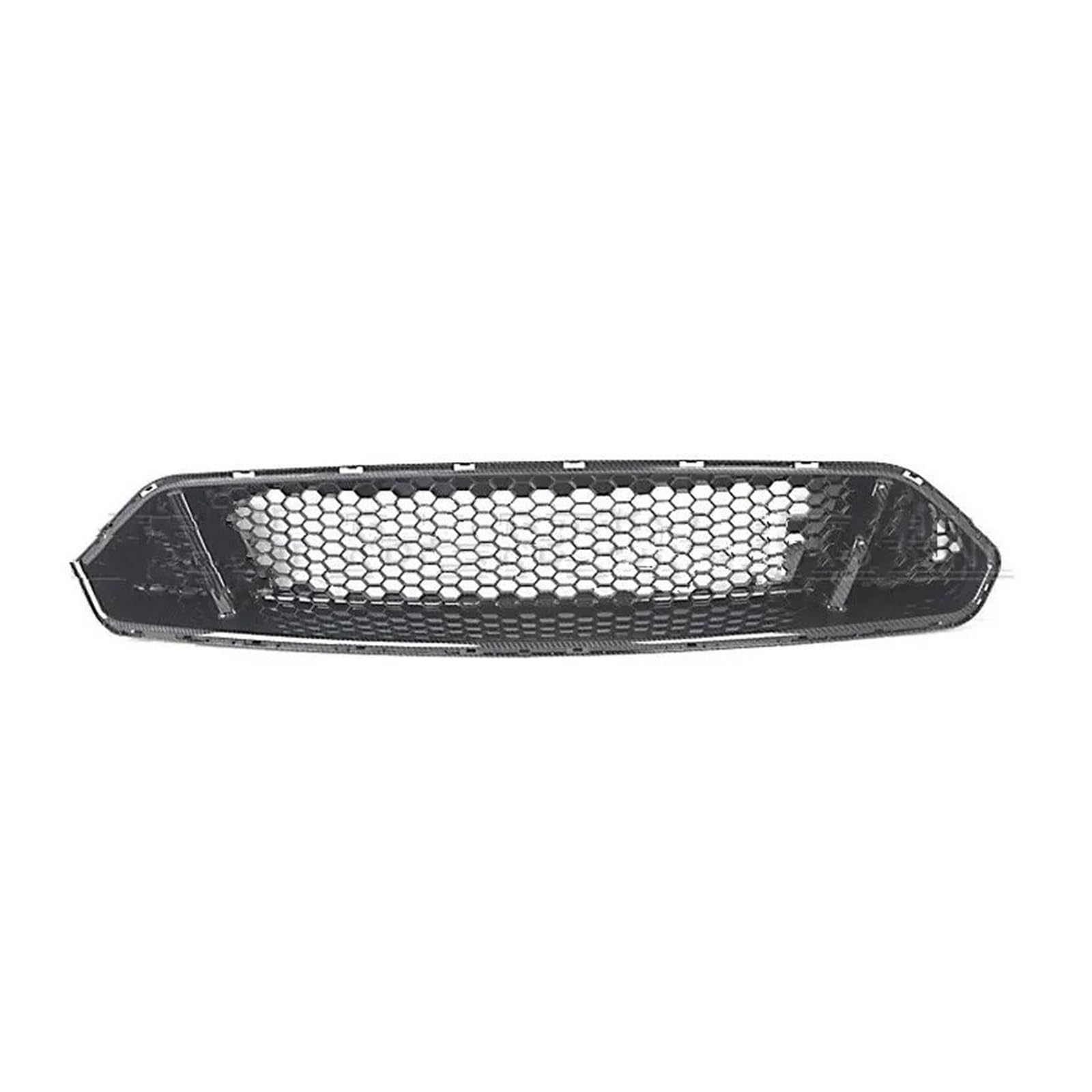 Nieren Kühlergrill Carbon Faser Muster Auto Vorderen Stoßfänger Grille Grills Racing Grille Für Ford Für Mustang 2018 2019 2020 2021 Auto Styling Kühlergrill Doppelsteg(Kohlefaser-Optik) von Kdbcet