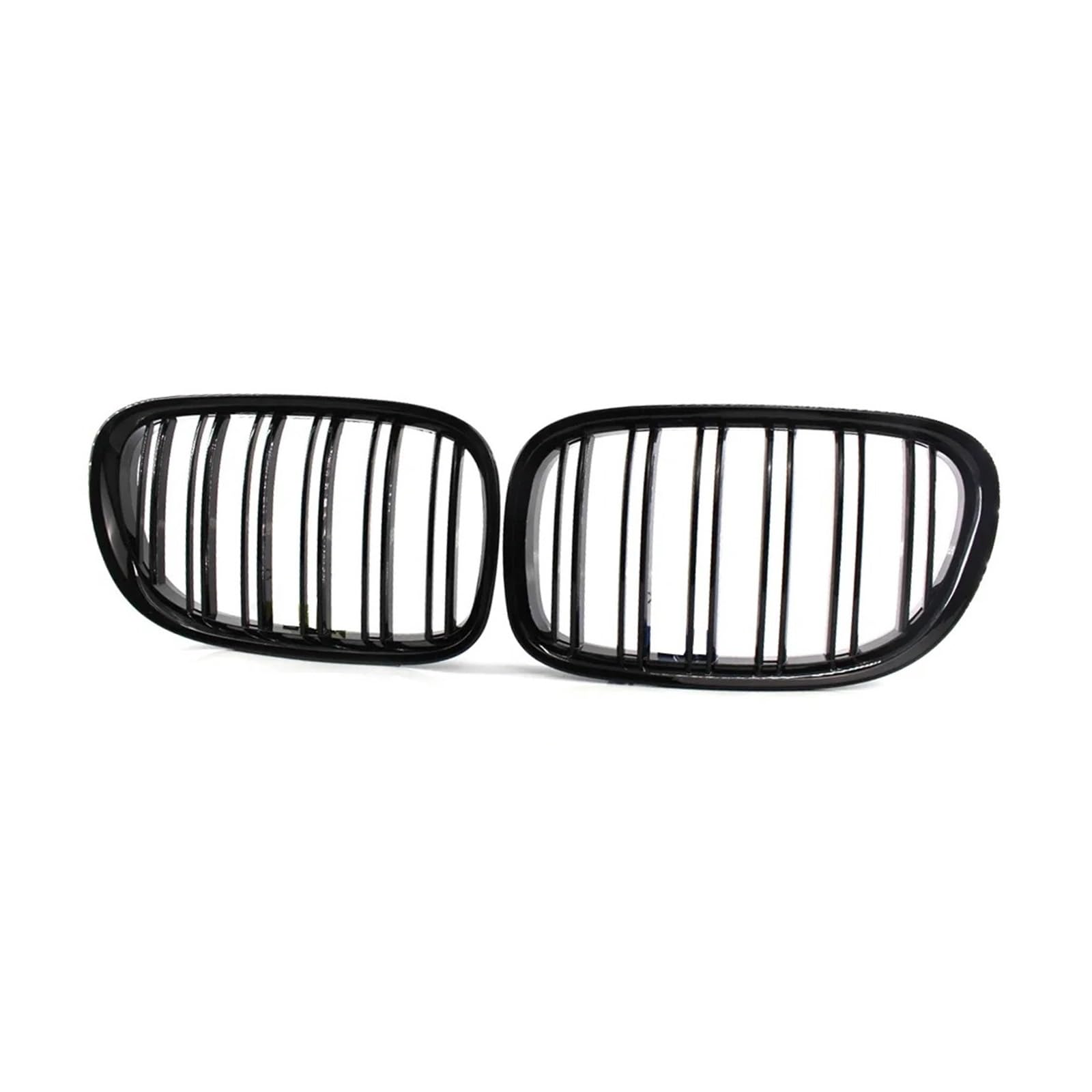 Nieren Kühlergrill Carbon Fiber Front Niere Grills Glänzend Schwarz Ersatz Für F01 Für F02 Für 7 Serie 2009 2010 2011 2012 2013 2014 2015 Kühlergrill Doppelsteg(Gloss Black) von Kdbcet