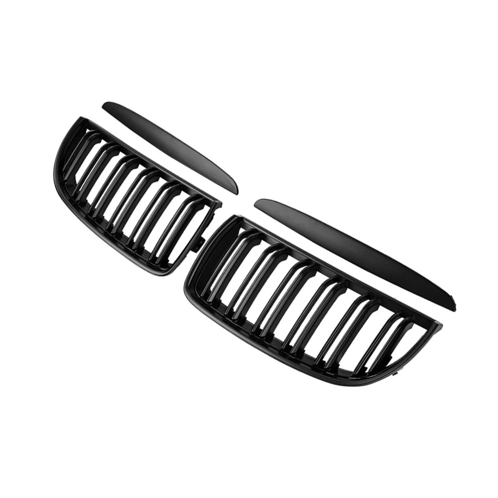 Nieren Kühlergrill Front Stoßstange Nieren Grill Für 2005-2008 Für 3 Serie Für E90 Für 320i Für 325i Für 325xi Für 330i Für 323i Für 328i Für 328xi Für 335i Für 335xi Kühlergrill Doppelsteg(Matt-schwa von Kdbcet