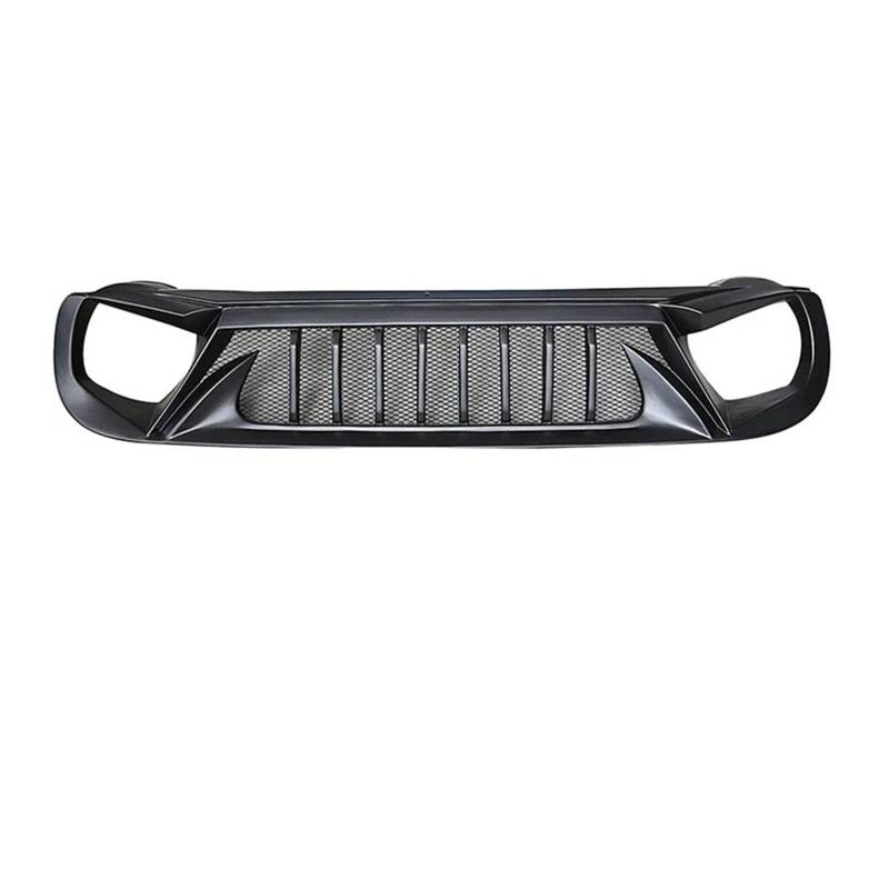 Nieren Kühlergrill Für Jeep Für Renegade 2016 2017 2018 2019 2020 Racing Grills Matt Schwarz Carbon Grille Lufteinlass Styling Außen Tuning Zubehör Teile Kühlergrill Doppelsteg(1618 Matt) von Kdbcet