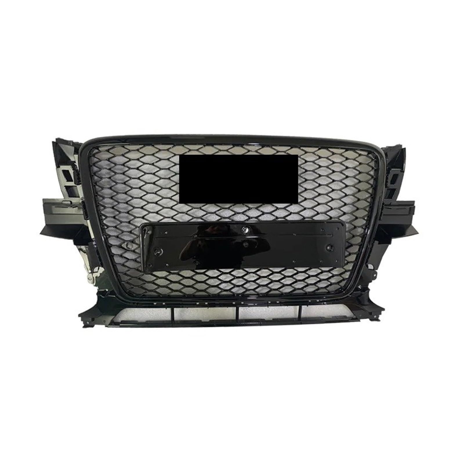 Nieren Kühlergrill Für Q5 2010 2011 2012 Frontstoßstange Grillmaske Kühlergrill Medium Net Racing Grills Kühlergrill Doppelsteg(Type 1 Full Black) von Kdbcet