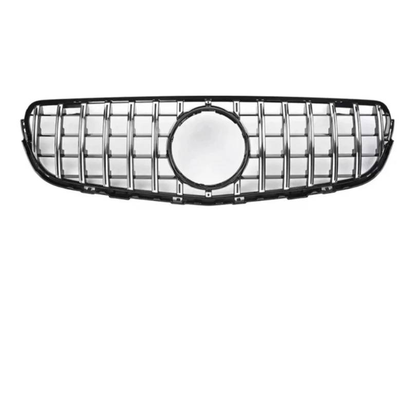 Nieren Kühlergrill Kühlergrill Einlass Mesh Stoßstange Grill Gitter Tuning Zubehör Für Für Benz Für GLC Für X253 2015 2016 2017 2018 2019 Kühlergrill Doppelsteg(Silver1) von Kdbcet