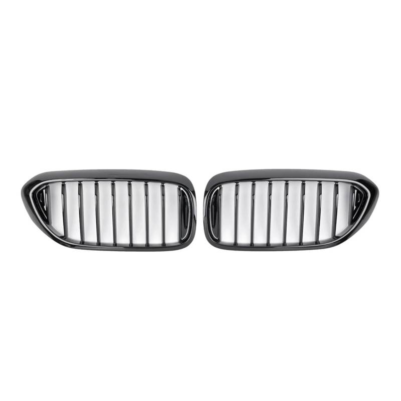 Nieren Kühlergrill Vordere Nierengitter Für 5er-Serie Für G30 Für G31 Für G38 Für 530i Für 540i Für 550i 2017 2018 2019 2020 Diamant-Stil Doppellamellengitter Kühlergrill Doppelsteg(Single-Glossy Blac von Kdbcet