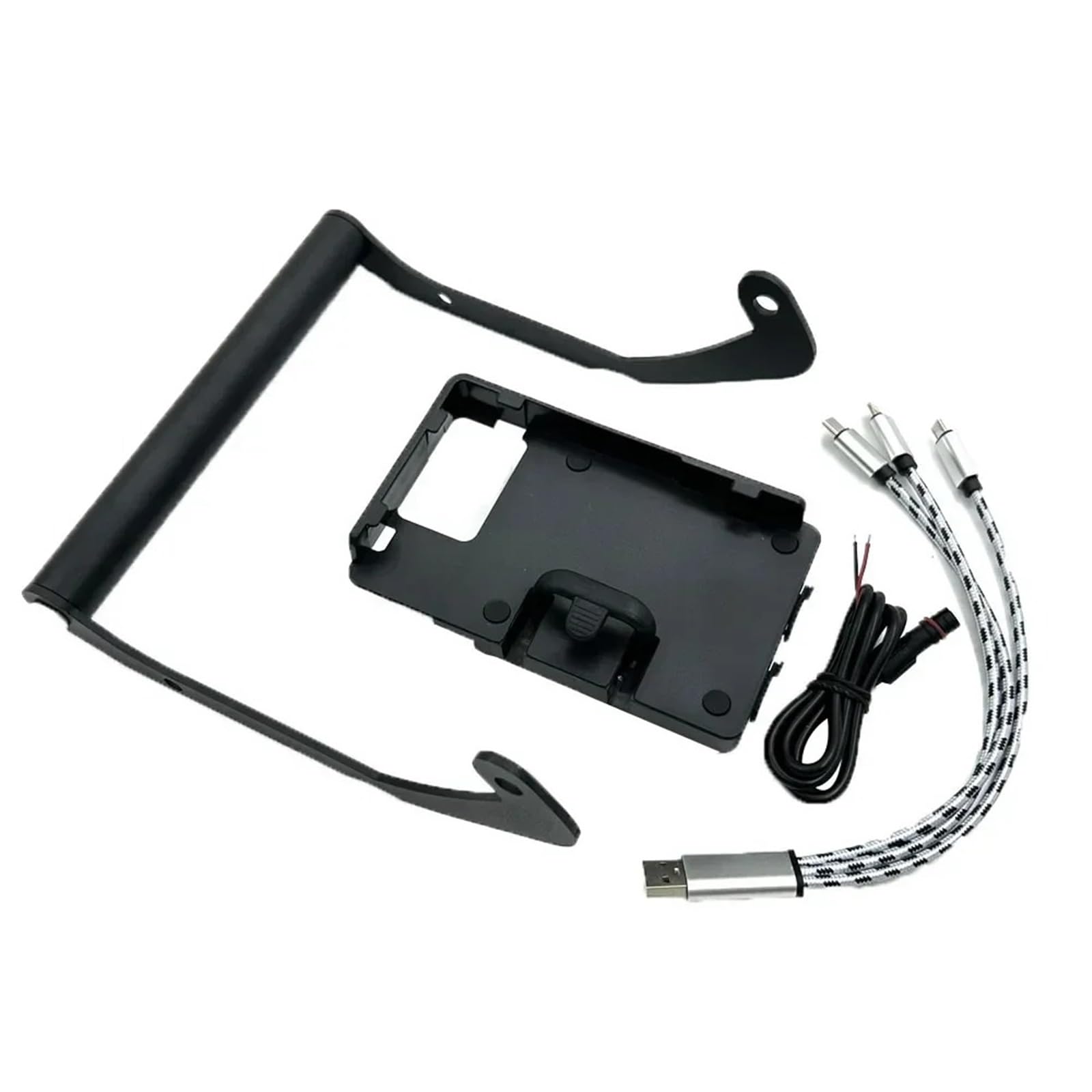 Telefon GPS Halter Motorrad-Navigationshalterung Platte Telefonständerhalter GPS-Halter Für ZONTES Für 350E Für ZT350E Für ZT 350E Motorrad Telefon Ständer(B) von Kdbcet