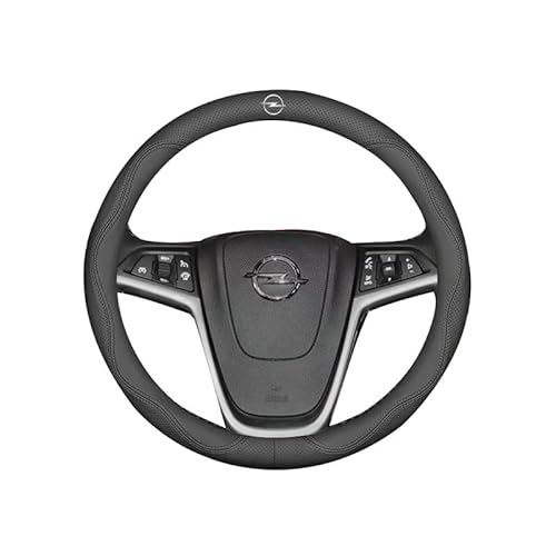 Auto Lenkradbezug für Opel Adam 2012-2019, Lenkradabdeckung Steering Lenkradschoner Anti Rutsch Atmungsaktiv Leder Lenkradhülle Auto Lenkradschutz Zubehör,B von KeKeYa