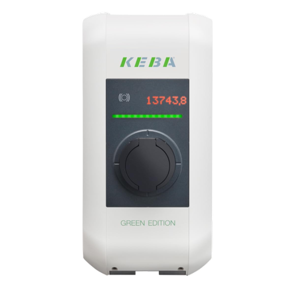 Keba Wallbox | KeContact P30 c-Series | EN Typ 2 | Socket | 22kW | RFID | MID | klimaneutrale Green Edition von Keba