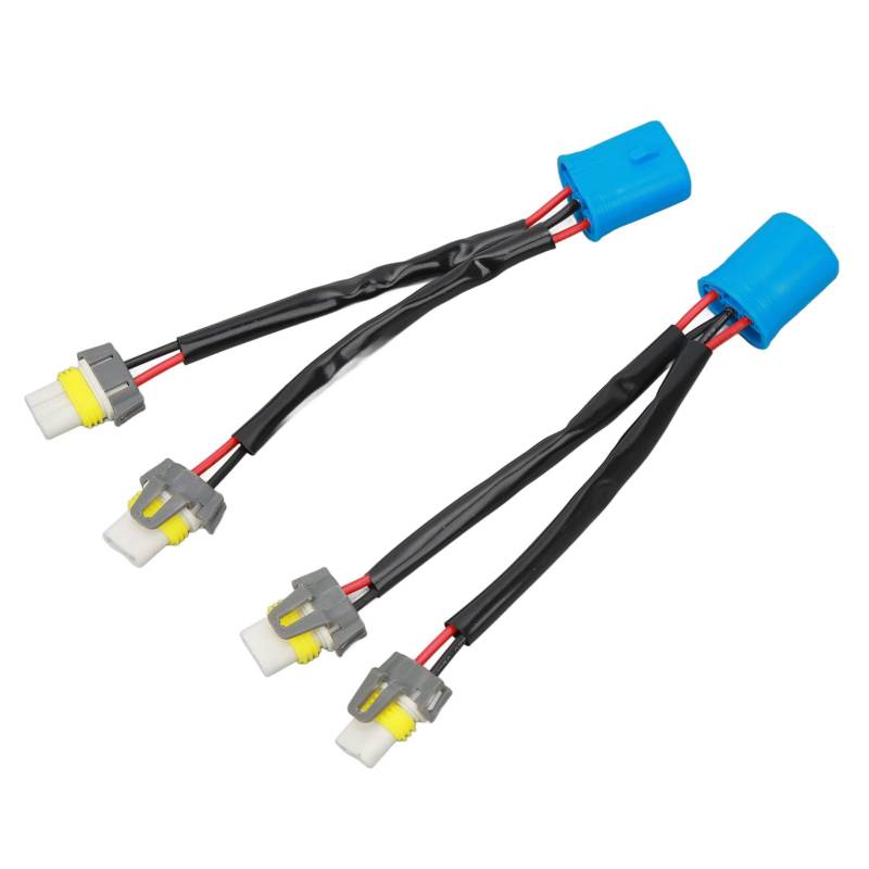 1 Paar Scheinwerfer-Kabelbaum-Stecker, Scheinwerfer-Splitter-Kabelbaum 9007 Stecker auf 9005 9006 Buchse für LKW-Pickup-LED-Kabelstecker von Keenso