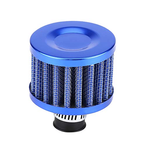 13mm Auto Luftfilter, Universal Auto Entlüftungsfilter Kaltlufteinlass Filter Pilzkopf Luftfilter für Fahrzeuge mit 13mm Lufteinlässen (Blau) von Keenso