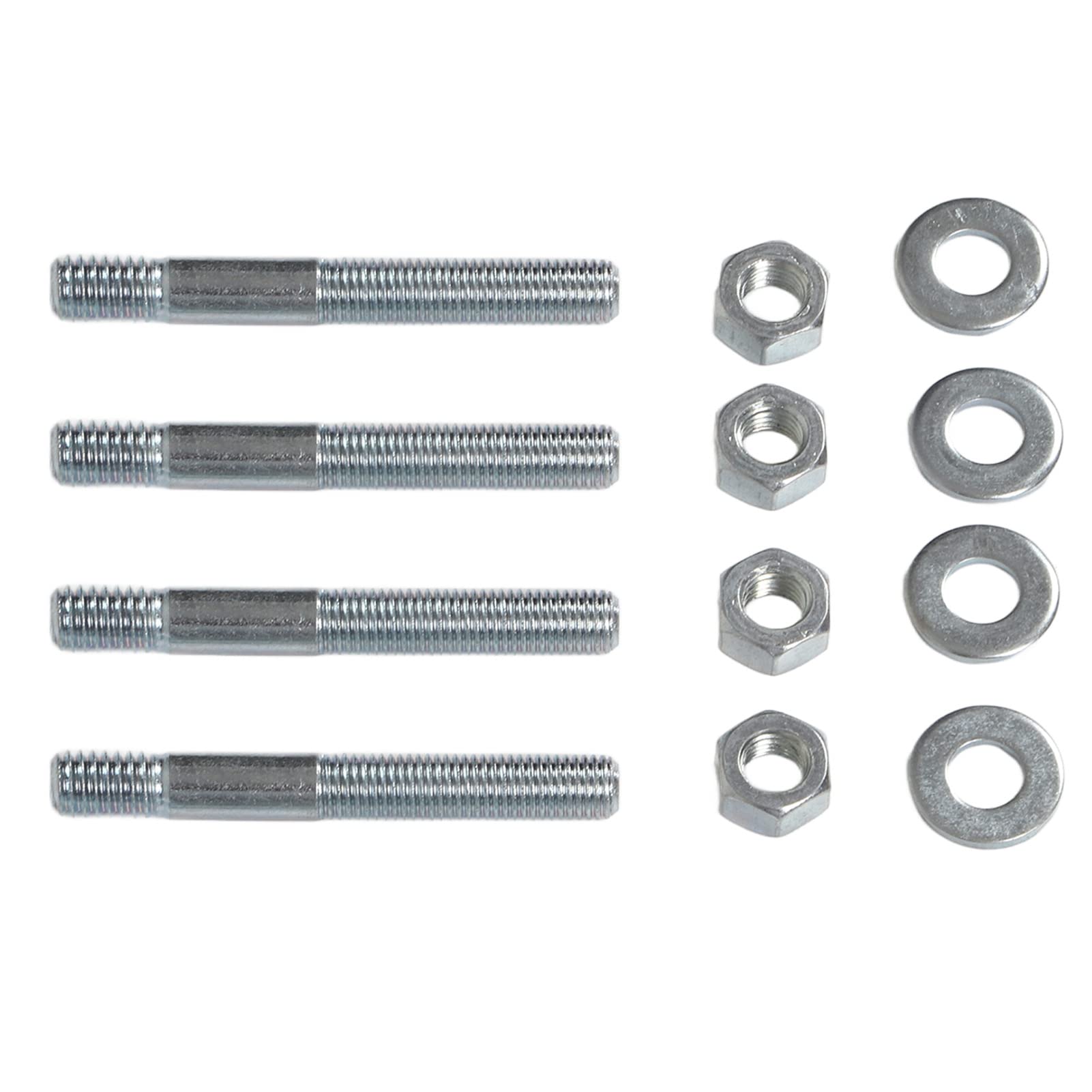 2-1/2-Zoll-Vergaser-Montagekit, Metall-Vergaserbolzen-Set mit Distanzstück für Ansaugkrümmer mit 5/16-Zoll-Gewinde Auto- Und Motorradteile von Keenso