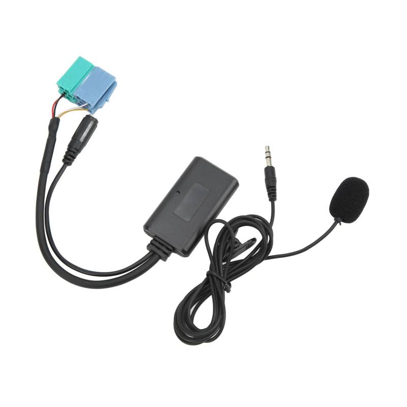 Auto Bluetooth AUX Modul, Auto Wireless Audio AUX Input Adapter Kabel Bluetooth 5.0 mit Mikrofon Ersatz für Auto-Bluetooth-Kits von Keenso