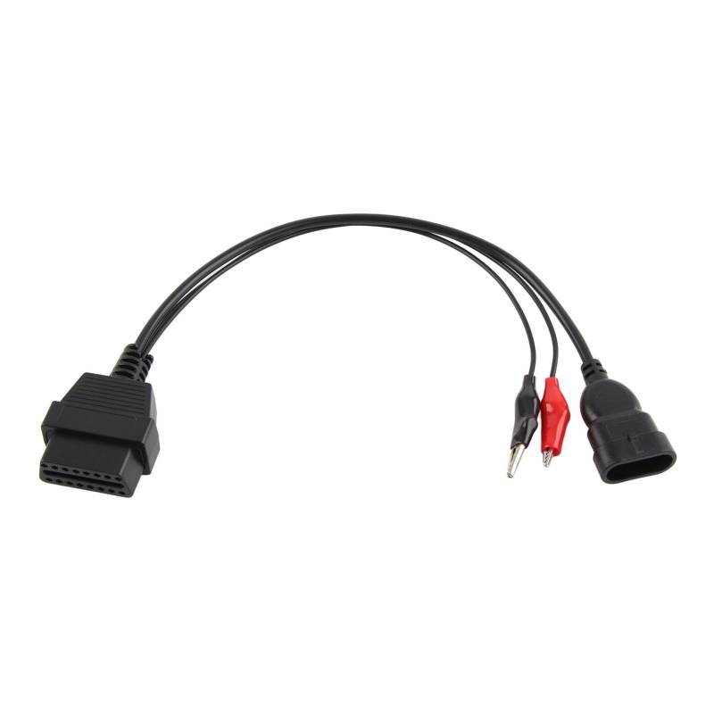 Auto OBD2 Diagnosekabel, Auto 3 Pin auf 16 Pin OBD2 Adapter Stecker Diagnosekabel für Alfa Lancia von Keenso