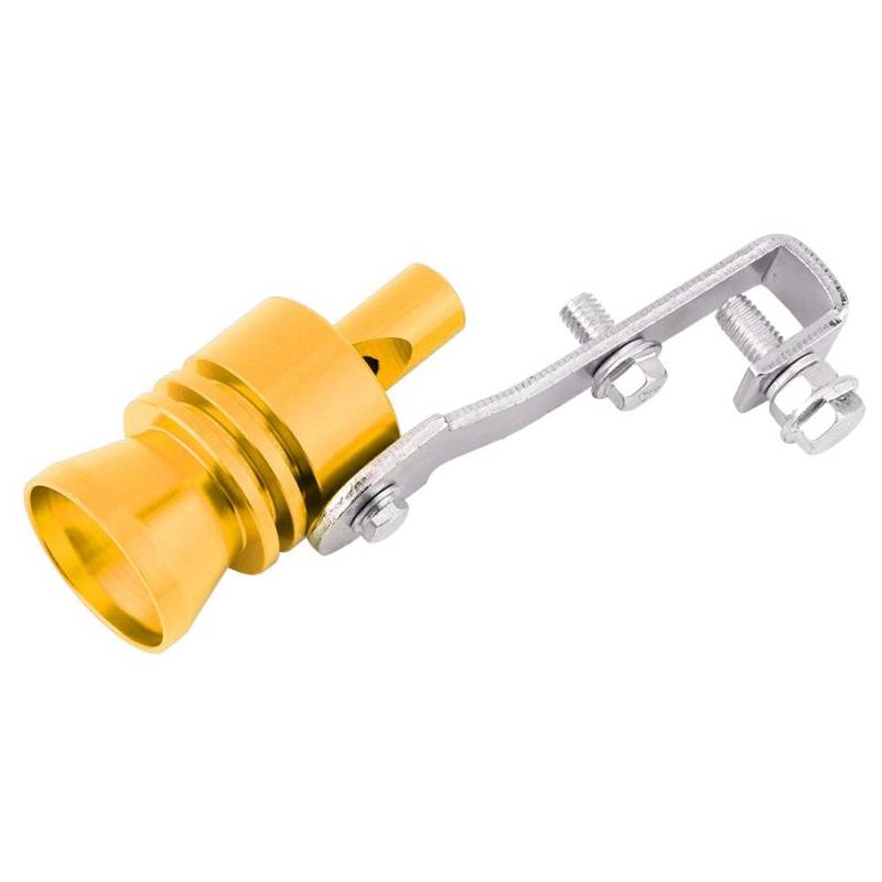 Auto Turbo Sound, Universeller Auto Auspuff Muffler Pipe Turbo Whistle Car Roar Maker für Automobile ATV SUV Autozubehör (GOLD) von Keenso