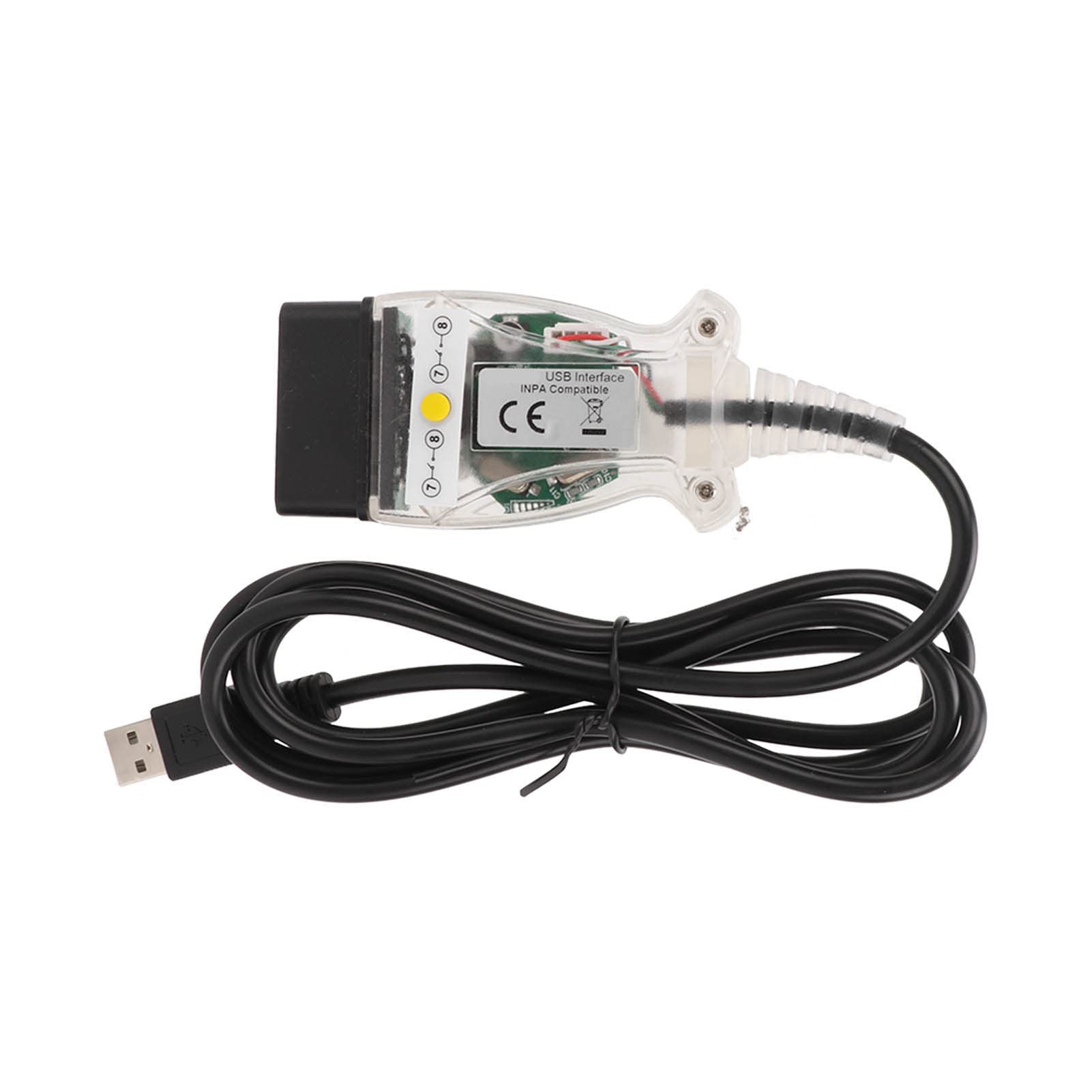 K+DCAN Kabel mit Schalter USB Schnittstelle Auto OBD2 Diagnosetool für E60 E61 E81 E70 E83 E87 E90 E91 E92 E93 Kfz-Elektronik von Keenso