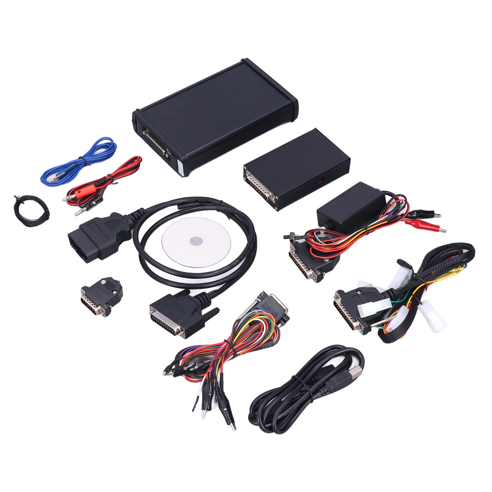 Keenso Auto ECU Tuning Kit, Universal 12V/24V Auto Online ECU Programmierung Diagnosewerkzeug V2.8 Kt V7.020 OBD2 Rote Platine für Auto, LKW, Traktor, Motorrad Diagnosewerkzeuge von Keenso