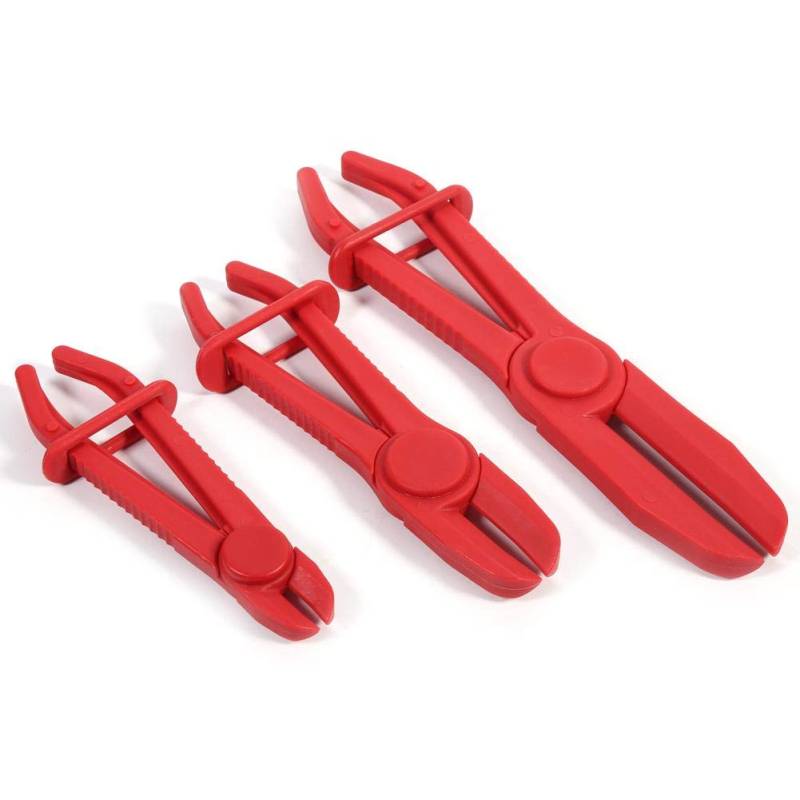 Keenso Auto Schlauchklemme, 3 Stück Flexible Schlauch Leitungsklemme Zange Nylon Brake Kraftstoff Wasser Linie Clamp Zange Schlauchschelle Werkzeug Set Handwerkzeuge von Keenso