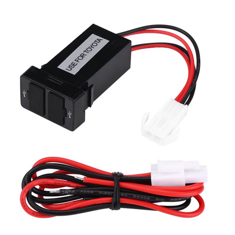 Keenso Auto USB Steckdose, Auto 12V-24V 2,1A Duales USB Auto Handy Ladegerät Netzteil Steckdose für Handy, Tablet-PC, Digitalkameras, MP3 / MP4, GPS von Keenso