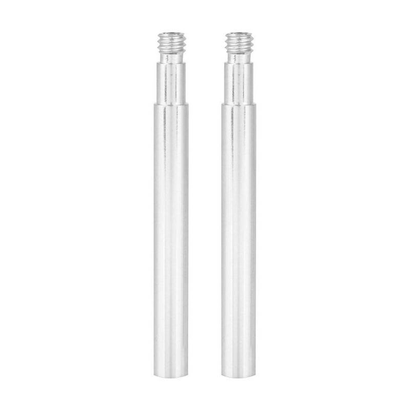 Keenso Bike Valve Extender, 2Pcs 60mm Fahrrad Presta Valve Extender Innenreifen Ventilverlängerung(Silber) Reiten von Keenso