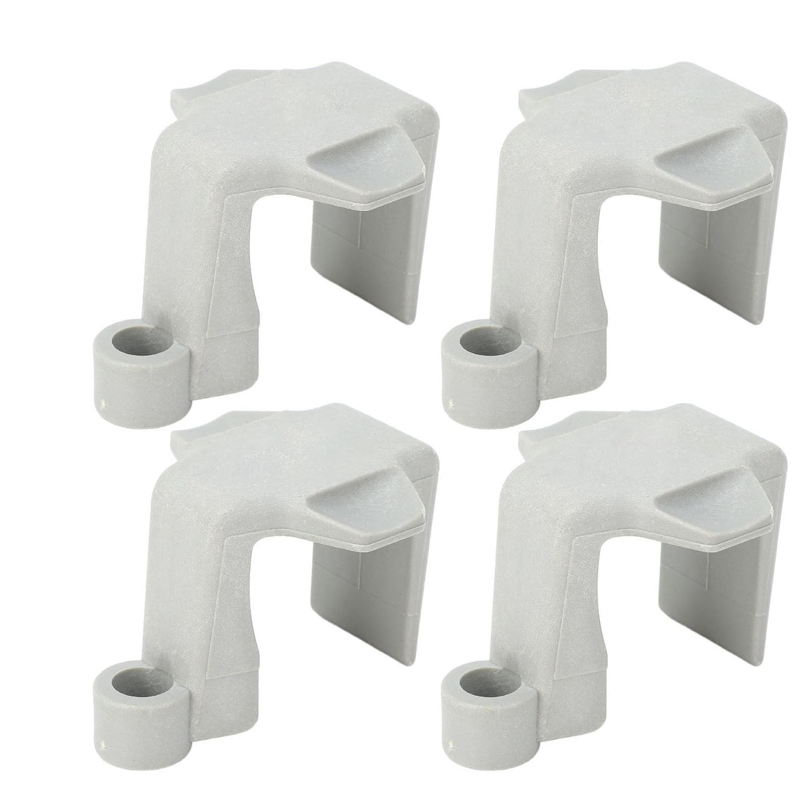 Keenso Boot Stoßfänger Clips, 4pcs Boot Stoßfänger Clips Nylon Pontonboot -Stoßstangestänger Stollen für 1 Bis 1,25 Zoll Quadratschiene (Gray) von Keenso