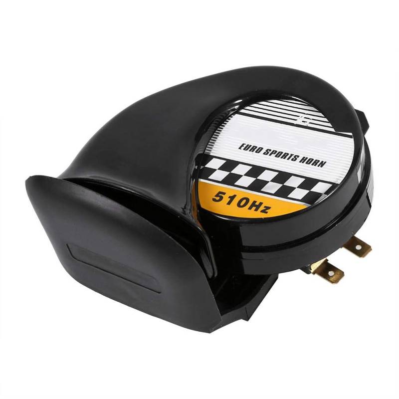 Keenso Motorrad Schneckenhorn, Universal 12V 510HZ 115DB Mini Laut Wasserdichte Elektronisches Schneckenhorn Mono-Horn für Motorrad ATV Go-Kart Scooter von Keenso