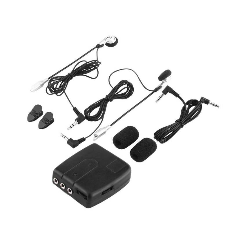 Keenso Motorradhelm Intercom Set, 1 Paar Motorrad Helm Gegensprechanlage Sprechanlage Helm-zu-Helm Intercom Kommunikationssystem von Keenso