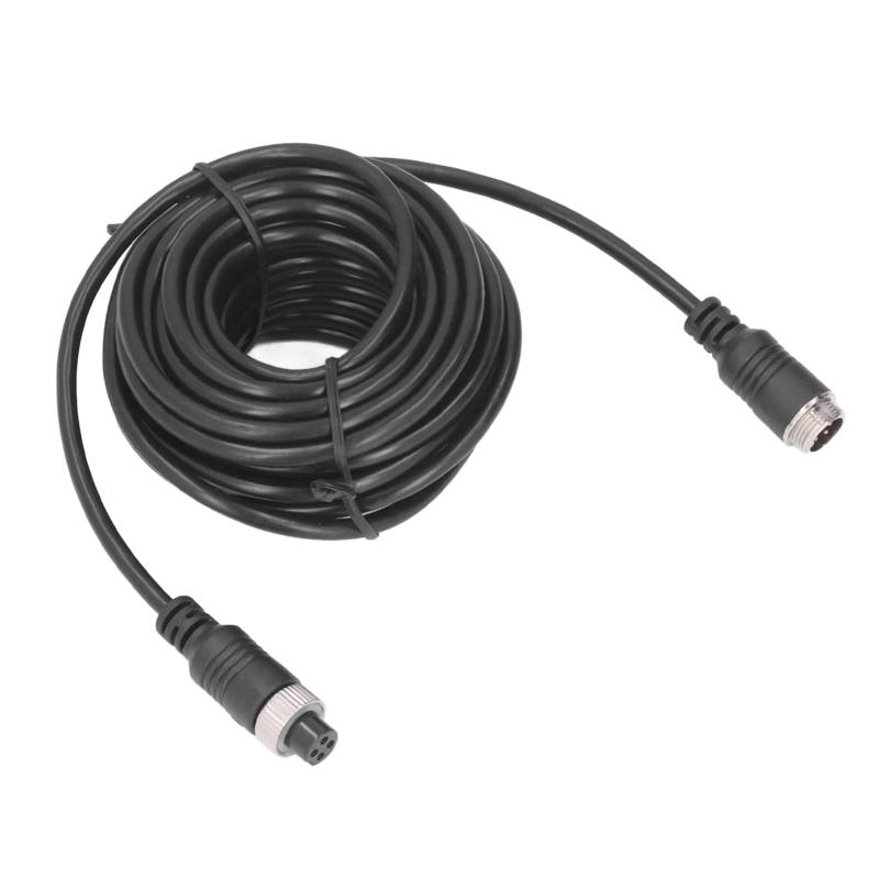 Keenso Truck Rückfahrkamera Kabel, Recorder Verlängerungskabel 12v-24v 4 Pin 10m für LKWs, Anhänger, Busse, Wohnmobile von Keenso