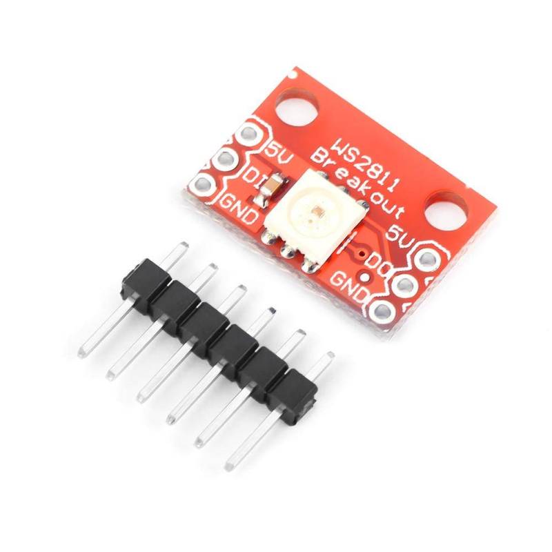 Keenso WS2812 Breakout Modul, 5 stücke WS2812-Chip Breakout-Board für 5050 RGB LED von Keenso