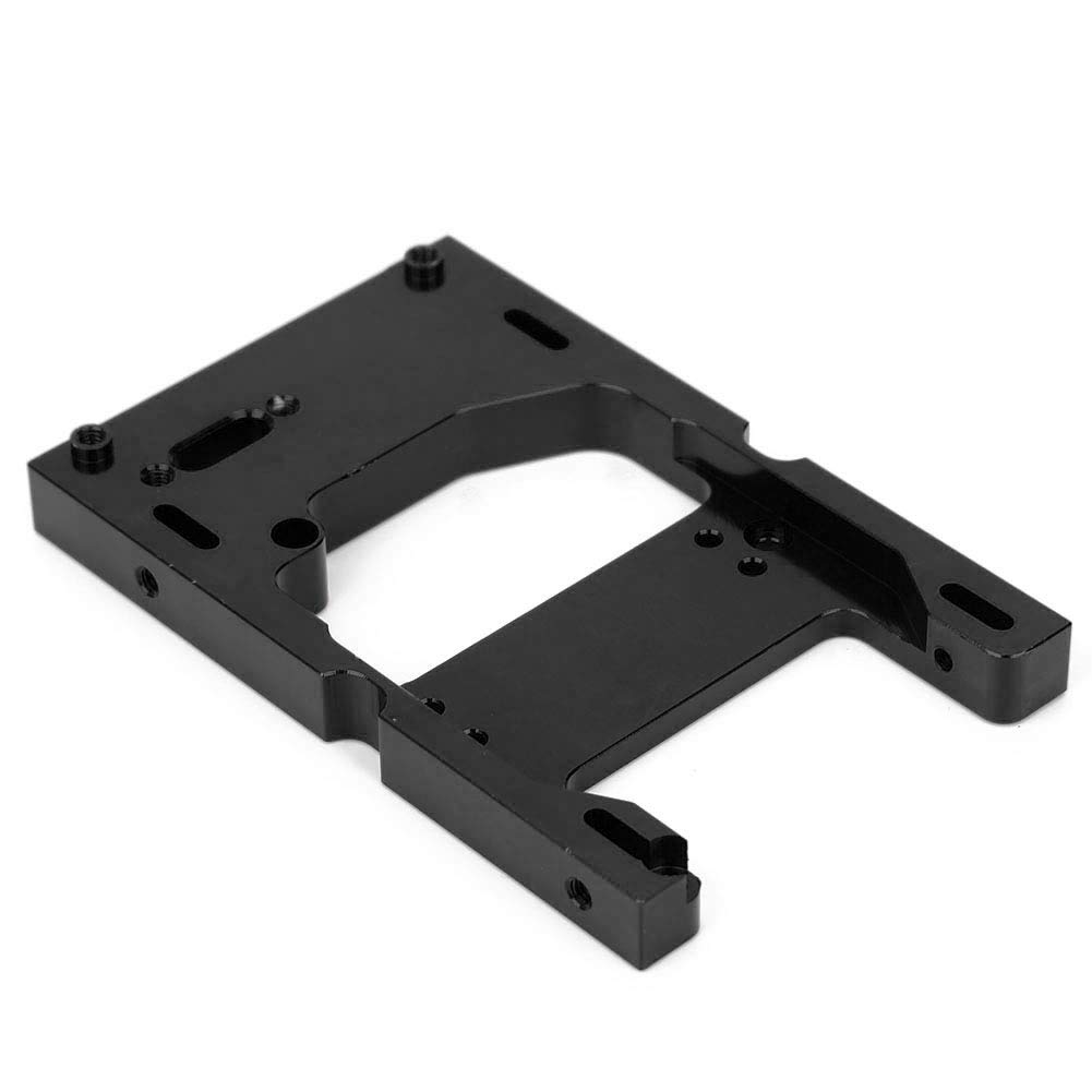 Metall-Lenkmotor-Befestigungsbasis, Langlebiges RC-Car-Upgrade-Teil mit 5 Farboptionen, für WPL MN-Serie (BLACK) von Keenso