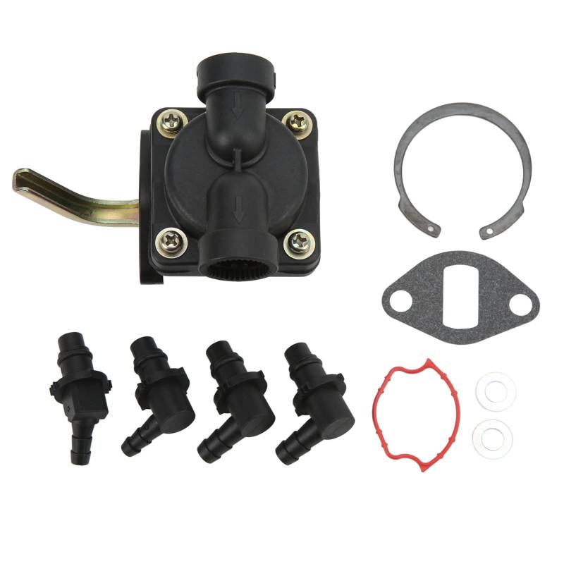 Motorrad-Kraftstoffpumpen-Kit,Motor-Kraftstoffpumpen mit Sprühdüse und Dichtung 4739319-S für , Motoren Benzinpumpe(Schwarz) von Keenso