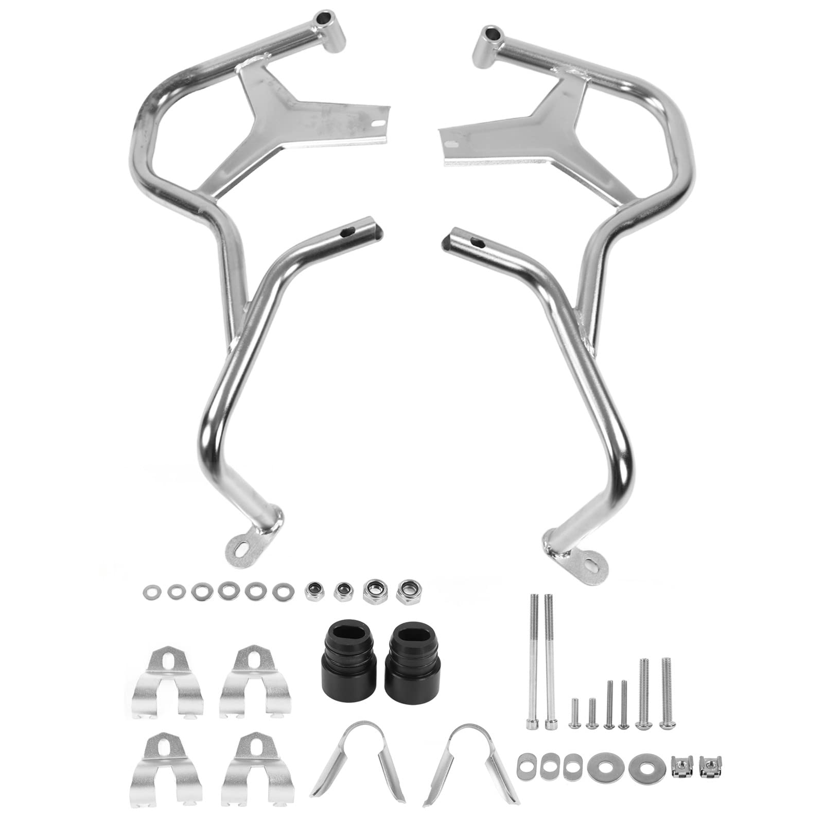 Motorrad Motorschutz Stoßstange, 304 Edelstahl Motorrad Sturzbügel Ersatz für R1200GS Adventure 2014 Bis 2017 von CHICIRIS
