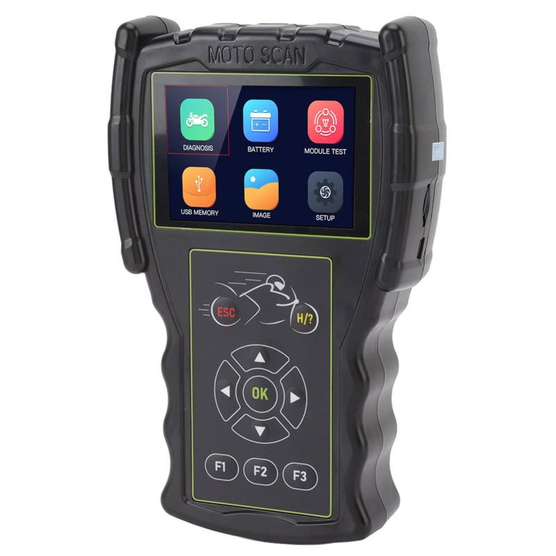 Keenso Motorrad-Scanner, M100 Pro Multifunktionaler Professioneller OBD-Codeleser Kfz-Diagnosewerkzeug Automotor-Fehlercodeleser Diagnose-Scan-Tool Diagnosewerkzeuge von Keenso