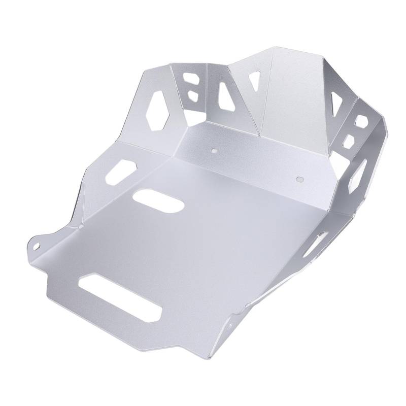 Motorradmotor-Chassis-Beschützer, Motor-Skidplatte Effektiver Schutz Aluminiumlegierungsmotoren-Chassis-Guard für 800de 2023-2024 (SILVER) von Keenso