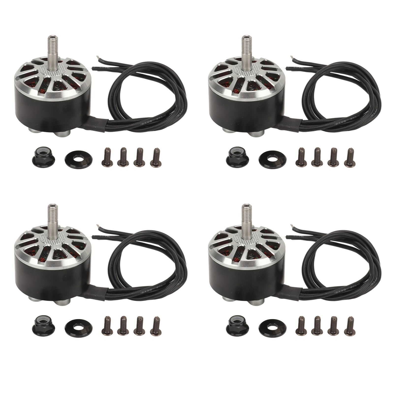 RC Quadcopter Motor, 4PCS Hochleistungs-3115-bürstenloser Motor Fortschrittliche Elektronische Kommutierungstechnologie für 9 10 11 Zoll FPV-Drohnen (900KV) von Keenso