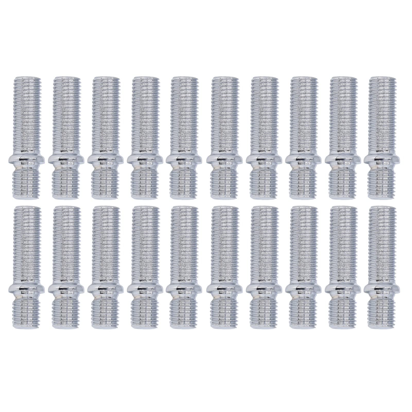 Radschraubenadapter, 20 Stück Radumbaubolzen 50 Mm Länge 33 Mm Schaft Radschraubenadapter Ersatz(M12x1.25 to M12x1.5) Radbolzen von Keenso