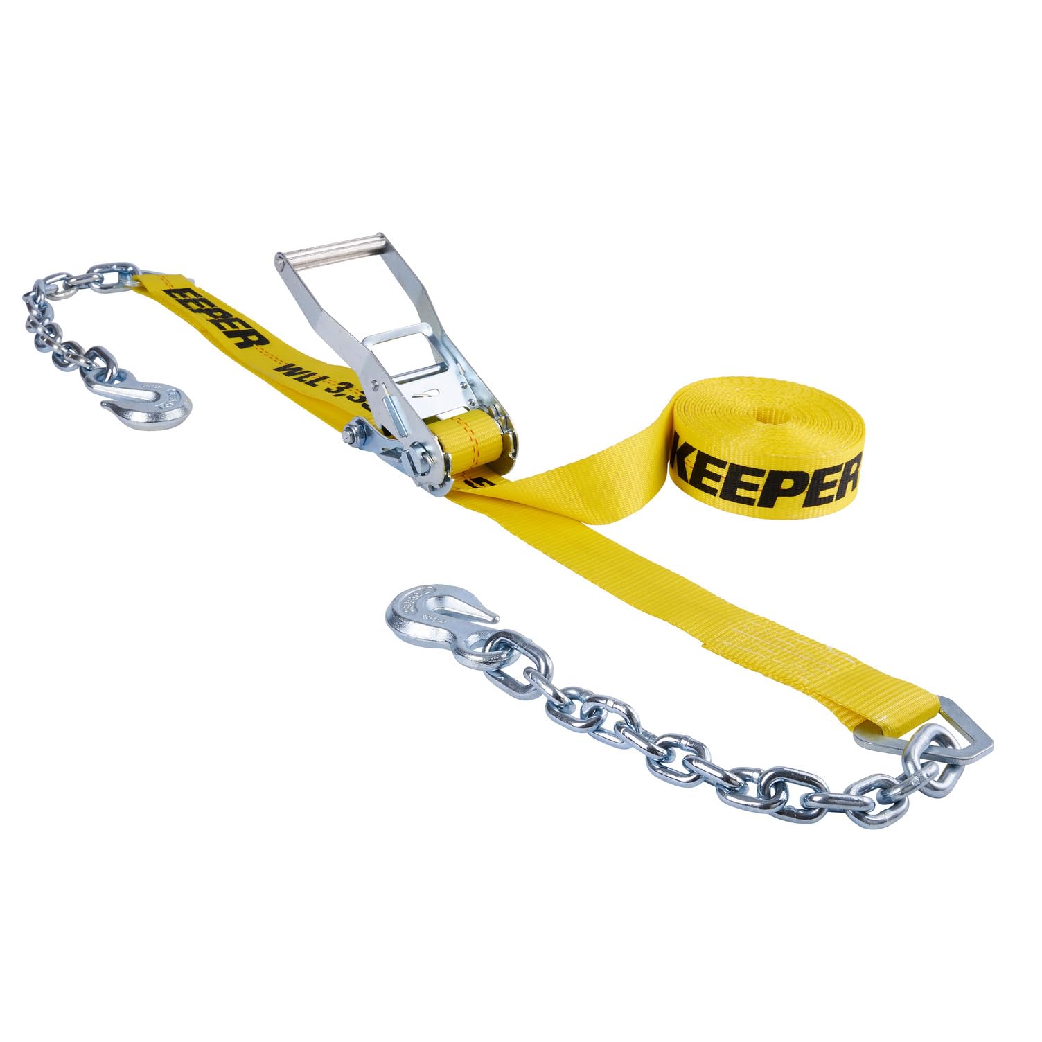 Keeper 04650 Ratschenspanner, robust, mit Kettenende und Haltehaken von Keeper