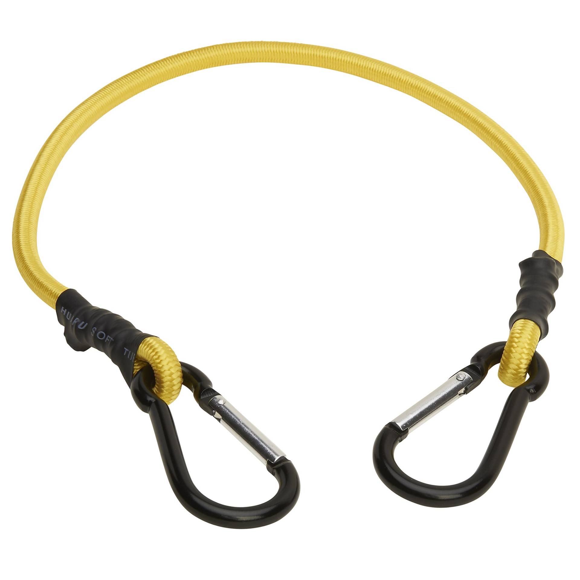 Keeper - 61 cm Karabiner-Bungee-Schnur, 2er-Pack - UV- und witterungsbeständig von Keeper