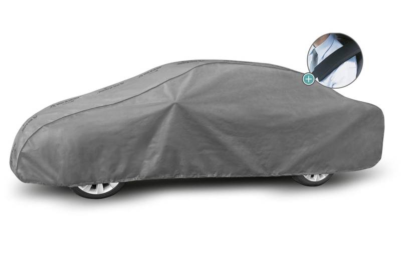 Autoplane MG L Sedan Vollgarage geeignet für Mercedes C-Klasse W204 2007-2014 atmungsaktiv Schutzplane Autoabdeckplane - obere Membrane wasserdicht + Gurtschoner von Kegel-Blazusiak