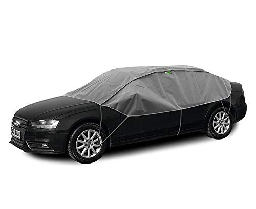 Halbgarage Winter L Sedan kompatibel mit Skoda Rapid UV Schutz Auto Abdeckung von Kegel Blazusiak