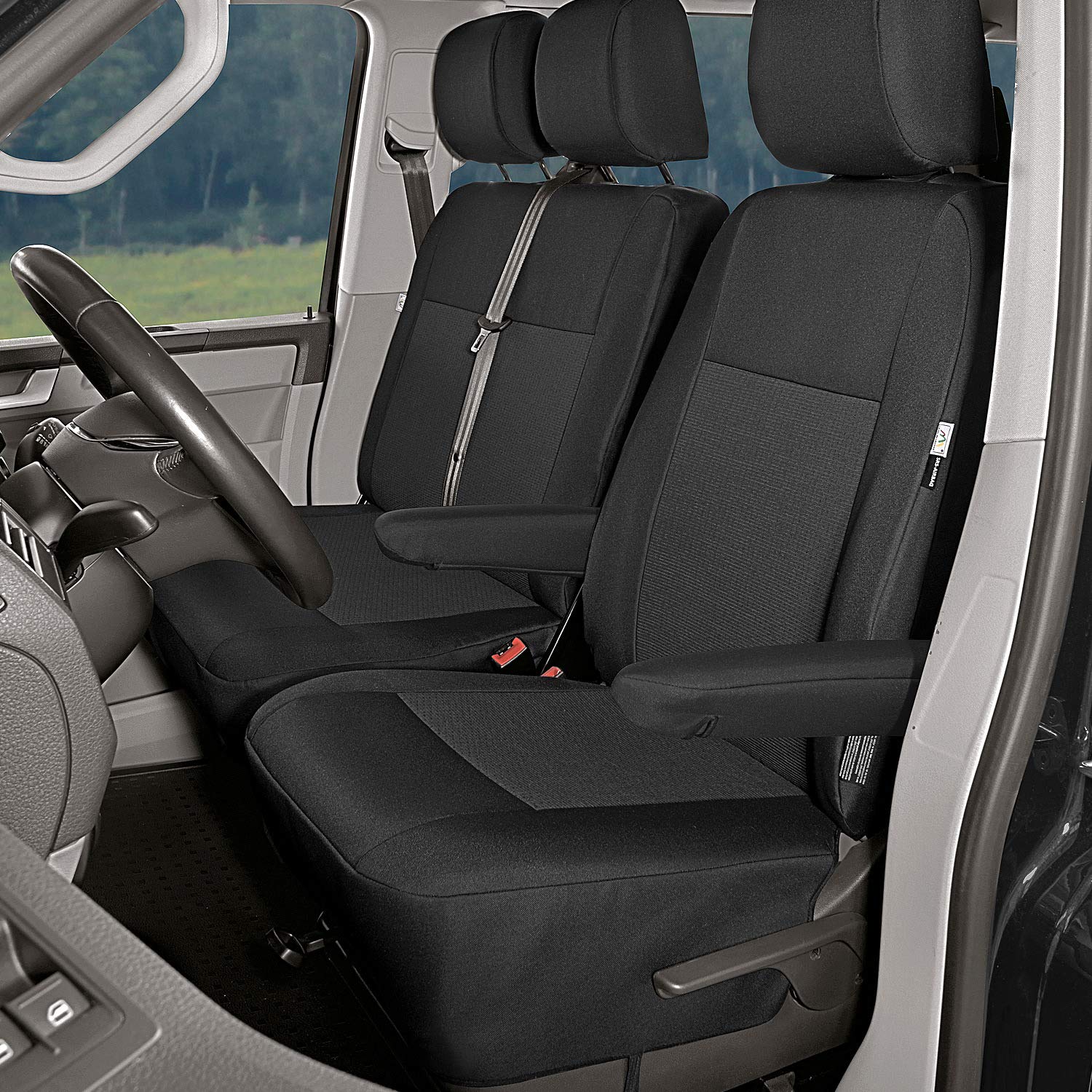Sitzbezüge passgenau Tailor Made geeignet für Volkswagen T6 Bj. ab 2015 (1+2+1+2+3) ideal angepasst - 9 Sitzer von Kegel-Blazusiak