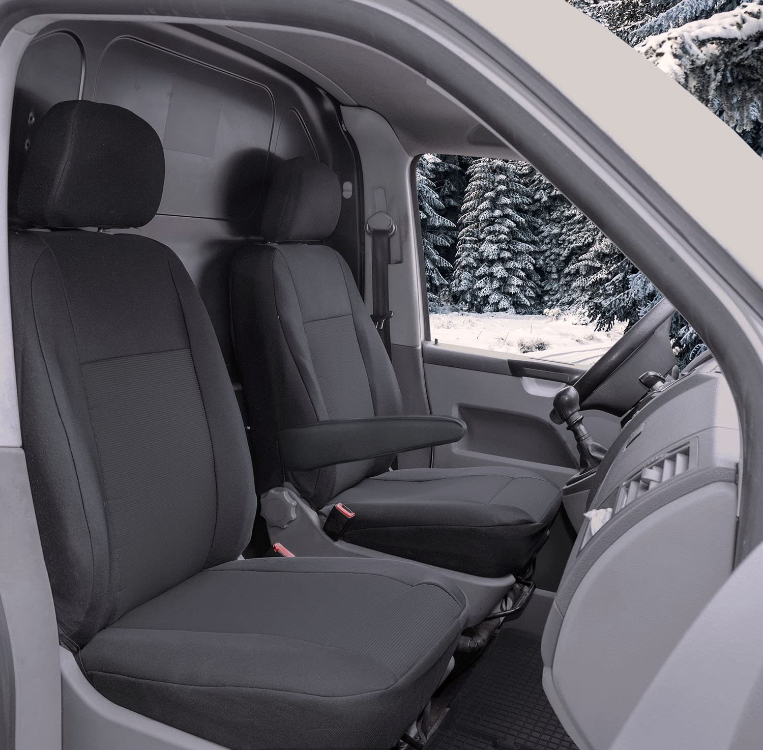 Sitzbezüge passgenau Schonbezüge geeignet für Mercedes Vito W447 ab 2014 Erste Reihe 2-Sitzer von KegelBlazusiak