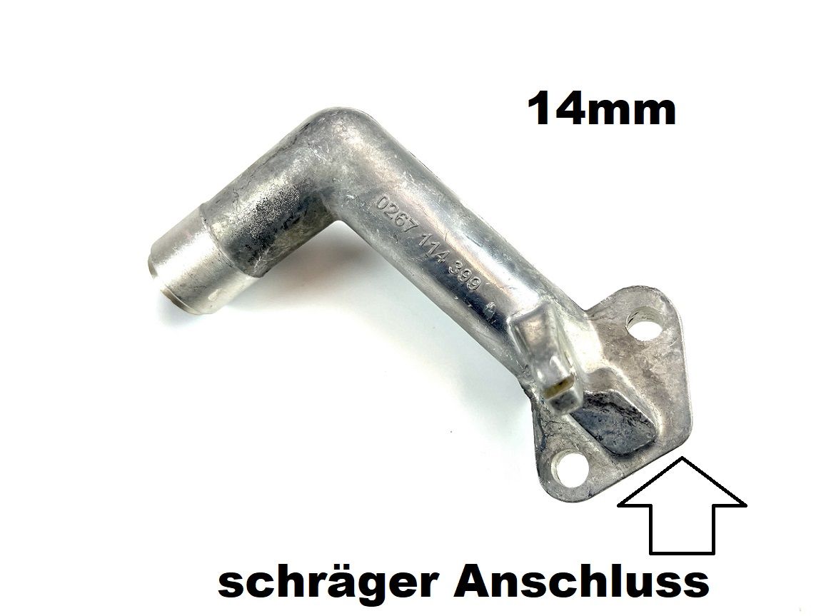 Ansaugstutzen 14mm für Sachs 504 + 505 Motor bei Hercules M + Prima 2 3 4 5 von Keine Angabe